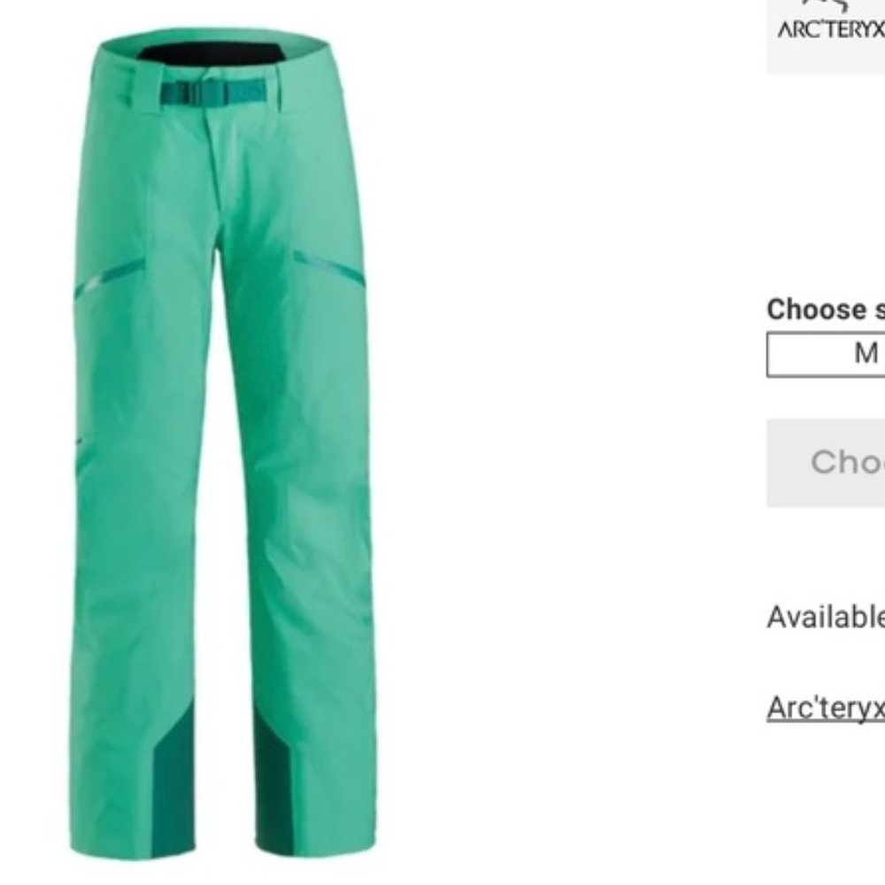 Arc'teryx Stingray GORE-TEX Shell Ski Pant | W's Large